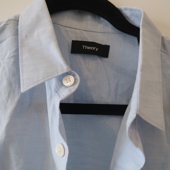 Theory Light Blue Shirt - Picture 2 of 3